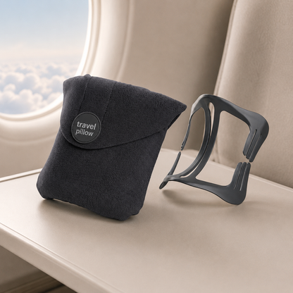 Travel Neck Pillow Adult Nap Support Gelatinous Magnetic Fabric Neck Cushion Comfortable Soft Latex Adult Sleep Aid Pillow