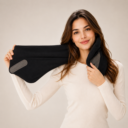 Travel Neck Pillow Adult Nap Support Gelatinous Magnetic Fabric Neck Cushion Comfortable Soft Latex Adult Sleep Aid Pillow